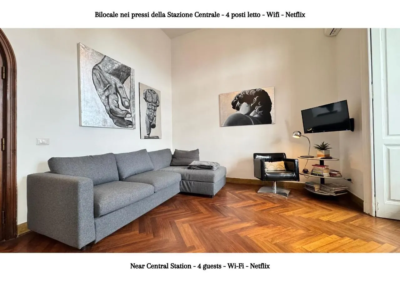 Apartment Stazione Centrale - 4 Posti Letto Con Wifi E Netflix A Piazza Garibaldi Naples