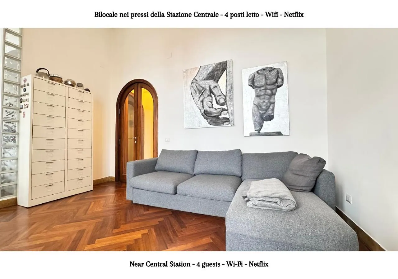 Apartment Stazione Centrale - 4 Posti Letto Con Wifi E Netflix A Piazza Garibaldi Naples Italy