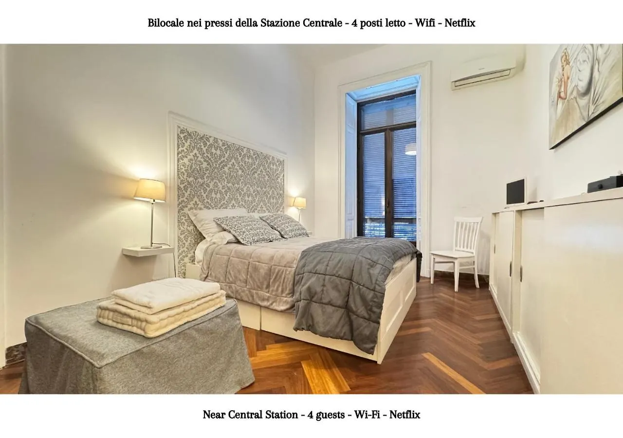Stazione Centrale - 4 Posti Letto Con Wifi E Netflix A Piazza Garibaldi Naples